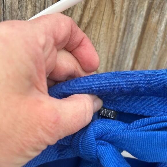 Royal blue dress short sleeve xxxl - Picture 5 of 8